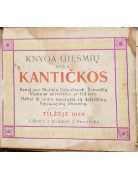 Knyga giesmių arba Kantičkos