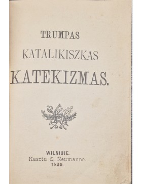 Trumpas Katalikiszkas Katekizmas