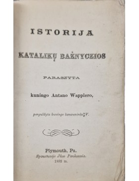 Istorija Katalikų bažnyczios