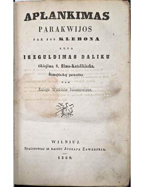 Aplankimas parakwijos par jos klebona, arba Iszguldimas daliku....