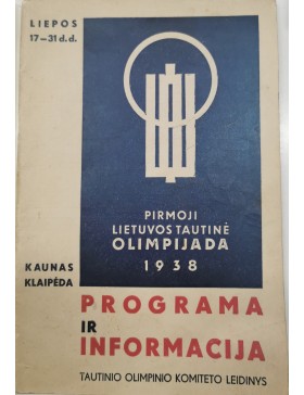 Pirmoji Lietuvos tautinė olimpijada 1938 