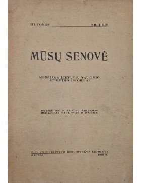 Mūsų senovė 