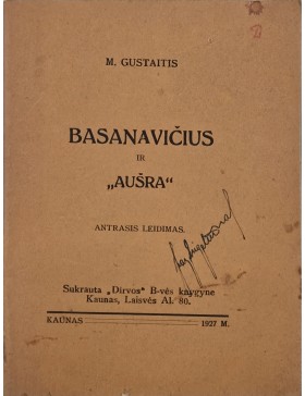 Basanavičius ir "Aušra"