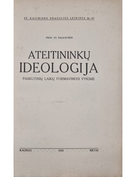 Ateitininkų ideologija