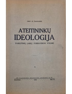 Ateitininkų ideologija