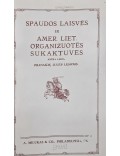 Spaudos laisvės Amer. Liet. organizuotės sukaktuvės 