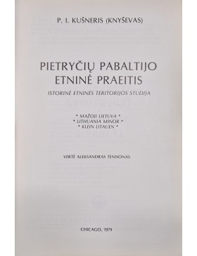 Pietryčių Pabaltijo etninė praeitis 