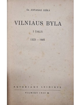 Vilniaus byla 1323-1905