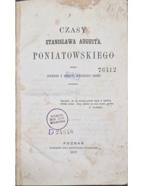 Czasy Stanislawa Augusta Poniatowskiego