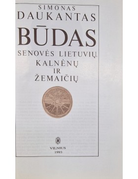 Būdas senovės Lietuvių, ir Kalnėnų ir Žemaičių