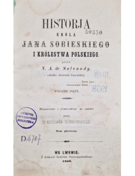 Historja krola Jana Sobieskiego i Krolestwa Polskiego
