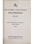 Valstybės Statistikos kalendorius 1937 m.