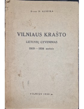 Vilniaus krašto Lietuvių gyvenimas 1919-1934 metais