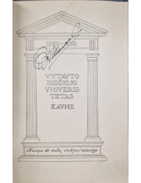 Vytauto Didžiojo universitetas Kaune 1922-1932