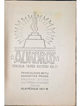 Aukuras. Draugija tautos kultūrai kelti